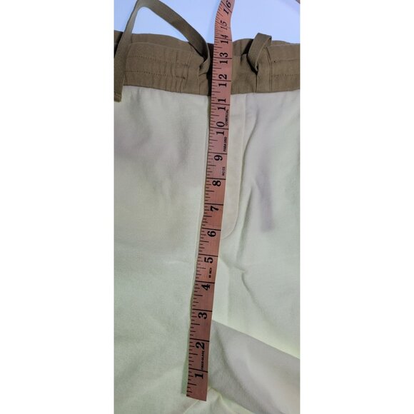 Armani Exchange Sweatpants Mens Large Beige Colorblock Joggers Pants Drawstring - Picture 12 of 13